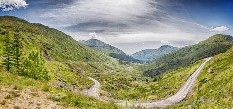 A new debris tunnel will keep drivers safe on an important route in Scotland – image courtesy of © Antony Mcaulay | Dreamstime.com