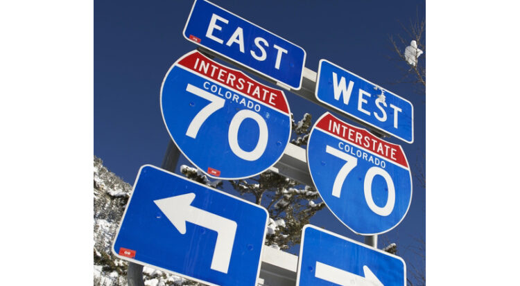 Upgrade work is being carried out to I-70 in Colorado – image courtesy of © Welcomia, Dreamstime.com