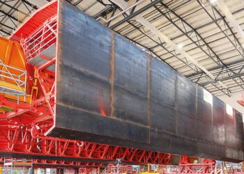 Peri, based in Germany, is supplying formwork material for the 79 standard tunnel elements, each being 217m long and weighing around 73,000 tonnes (image courtesy Peri)