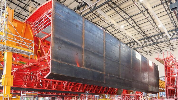 Peri, based in Germany, is supplying formwork material for the 79 standard tunnel elements, each being 217m long and weighing around 73,000 tonnes (image courtesy Peri)