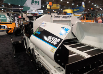 LeeBoy’s prototype electric paver is under test as part of its development