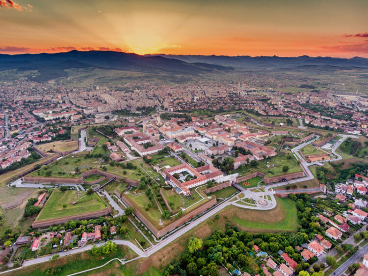 Green is the new colour for the medieval walled Romanian city of Alba Iulia (image © Calin Stan/Dreamstime)