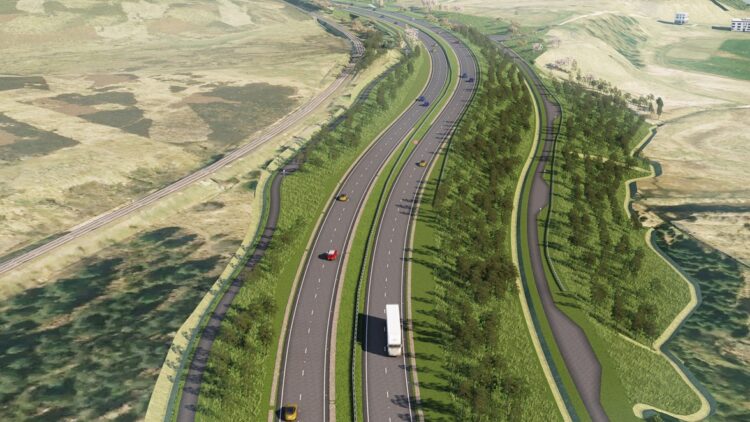 Dualling the A9 between Inverness and Perth has been on the Scottish government’s agenda since 2008 (image courtesy Transport Scotland)
