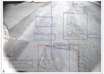 Seeing is believing: with one lidar system and camera installed on any vehicle, XenomatiX measures and collects data on the condition of the pavement (image courtesy of XenomatiX)