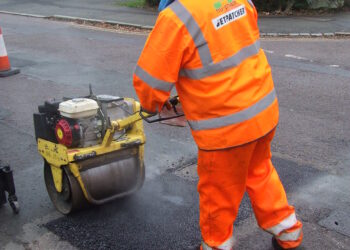 Road maintenance work has been awarded in the UK and is opening for bids in Spain – image © courtesy of Mike Woof