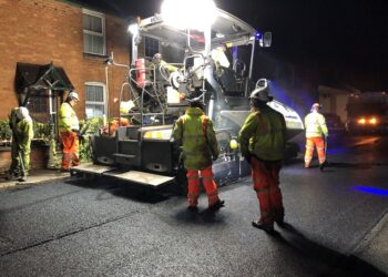 Gipave trial Middle Barton: Oxfordshire County Council’s third Gipave trial pits the technology against PMB asphalt