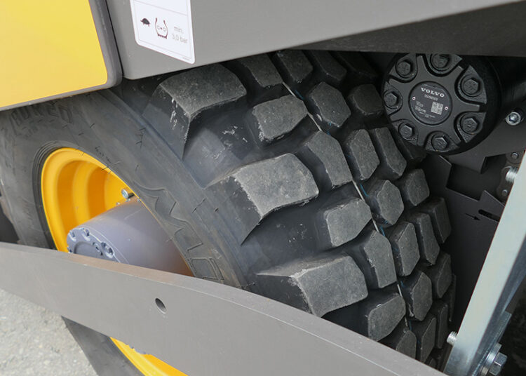 The new rear tire enables increased traction on soft ground conditions