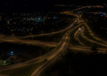 VINCI Highways says the adaptive lighting system, combined with the energy performance of the LED lights, will reduce annual energy consumption for night lighting by up to 75% (image courtesy VINCI Highways)