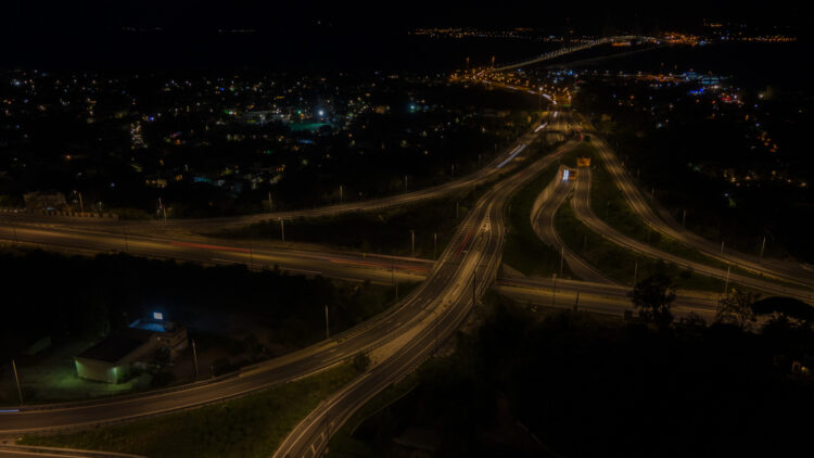 VINCI Highways says the adaptive lighting system, combined with the energy performance of the LED lights, will reduce annual energy consumption for night lighting by up to 75% (image courtesy VINCI Highways)