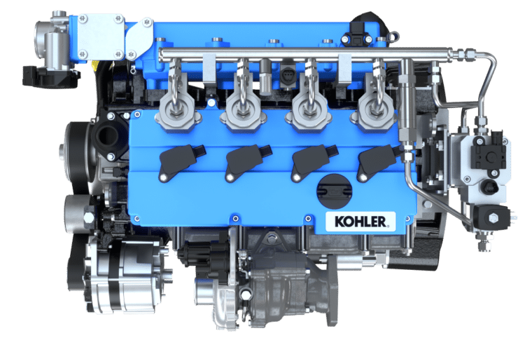 Kohler’s new hydrogen engines will offer clean power and comparable performance with conventional diesel units