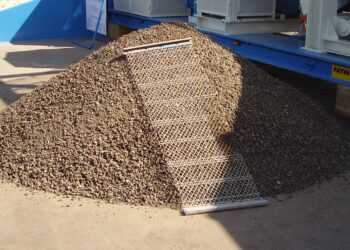 Recycled materials are playing an important role in reducing the carbon profile of construction – image © courtesy of Mike Woof