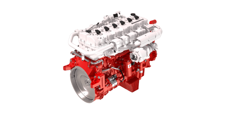 The Cummins X15 engine will be used to power the Terex mixer truck using hydrogen as fuel