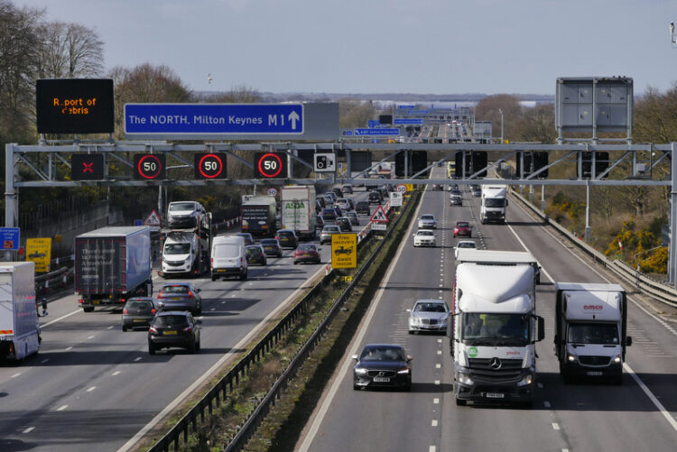 England’s Strategic Road Network that takes in motorways and some major A-class highways – a total of 7,240km (© Jonathan Mitchell/Dreamstime)