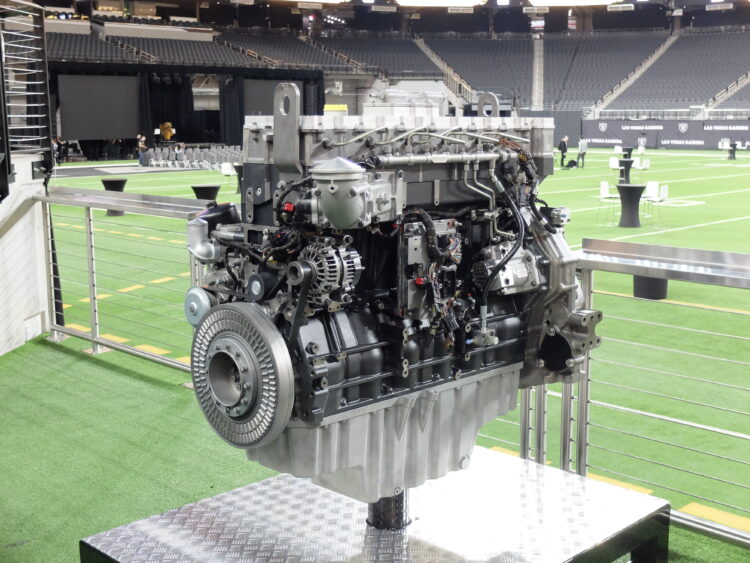 Caterpillar’s new C13 engine will be available in a version able to run on hydrogen