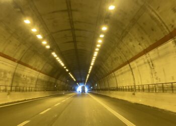 New lighting will be installed in Italian road tunnel, removing the older generation lights that require more maintenance and use more power – image © courtesy of Petra Schwimmbeck