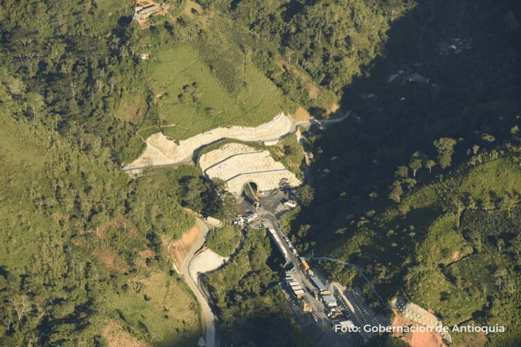The 9.7km-long Toyo Tunnel is the longest in Colombia and running deepest at 900m (image courtesy Gobernacion de Antioquia/Government of Antioquia)