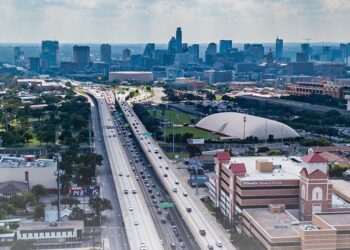 WSP will provide engineering services for the 3km I-35 Capital Express Central Downtown (CapEx-C Downtown) Corridor reconstruction through Austin, Texas - image courtesy of WSP
