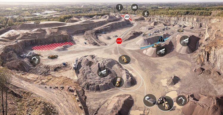 Volvo CE Connected Map offers users complete visibility of their job site