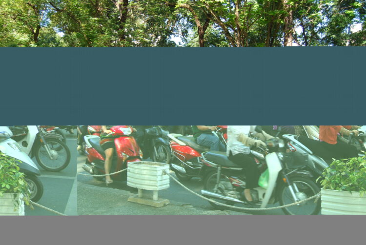 Vietnam’s vehicle population is fast growing and the country’s transport infrastructure has been expanded to cope – image © courtesy of Sophie Williams