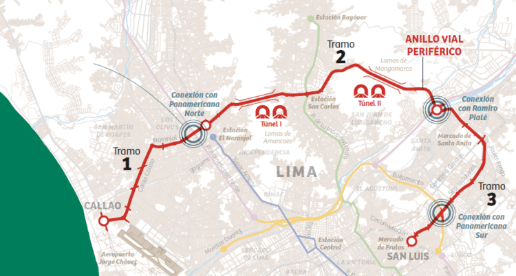 Lima’s new toll road is expected to transform Peru’s capital, boosting transport, road safety and economic development - image © courtesy of Anillo Vial Periférico