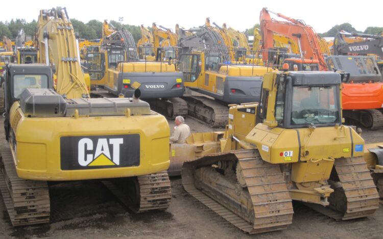 Construction machinery sales are expected to drop again in 2024, according to Off-Highway Research – image courtesy of David Arminas