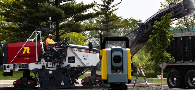 Using the Trimble technology on its milling machines has delivered major benefits for contractor Rabine
