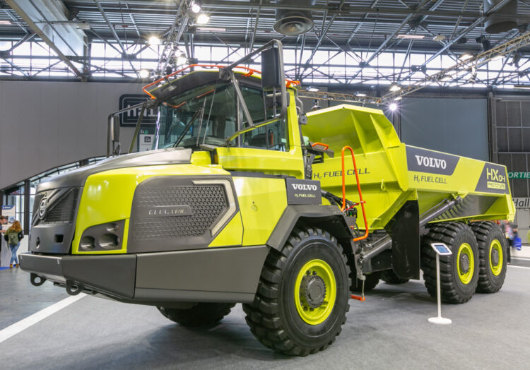 Volvo CE’s innovative fuel-cell prototype ADT is a working experiment in low carbon technology
