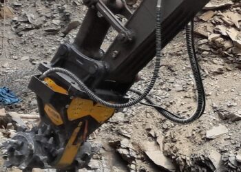 An MB Crusher cutter drum has been used successfully on a construction project in Nepal