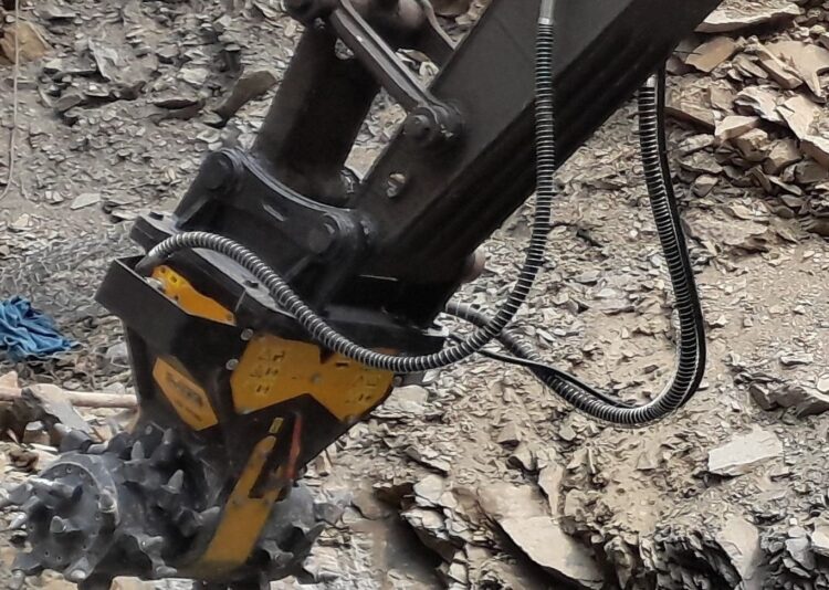 An MB Crusher cutter drum has been used successfully on a construction project in Nepal