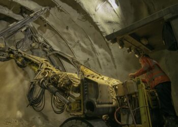 Epiroc rigs were used at the face for the drill and blast operations as well as bolting duties