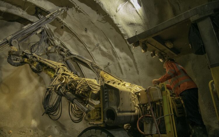 Epiroc rigs were used at the face for the drill and blast operations as well as bolting duties