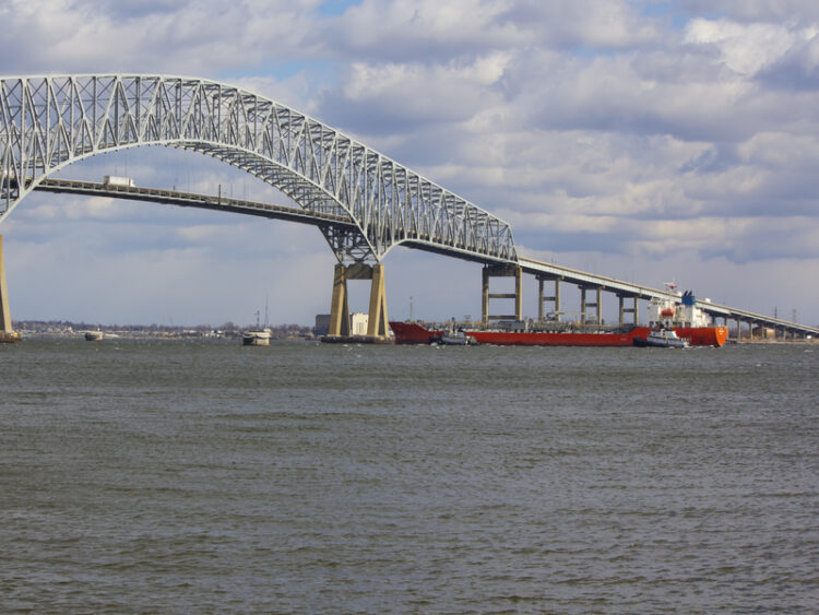 Skanska is removing the debris left following the collapse of the Francis Scott Bridge in Baltimore – image courtesy of © Charlie Floyd| Dreamstime.com
