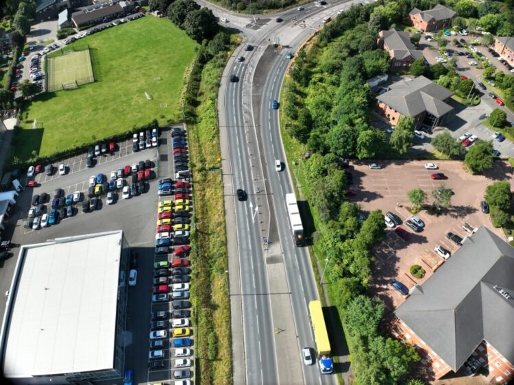 Road works are planned at Branston in Staffordshire