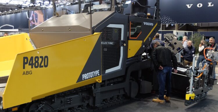 Volvo CE developed a novel electric paver that has now become part of the Ammann stable