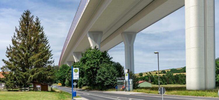 STRABAG will build a new viaduct on the A7 in Germany – image © courtesy of DEGES
