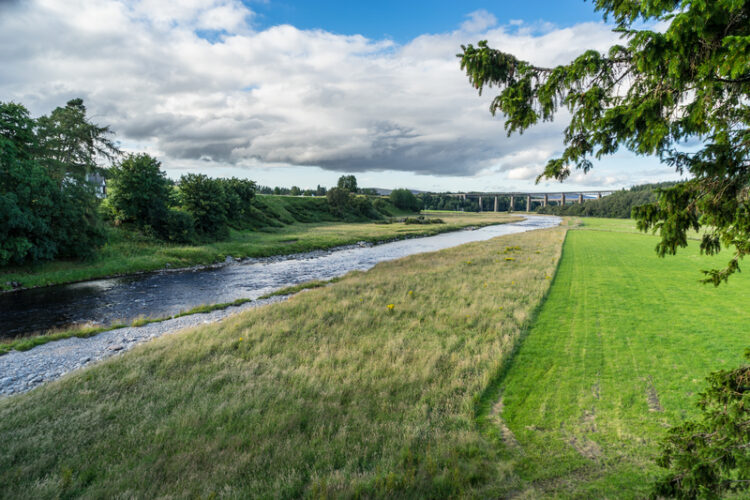 Running through scenic Scotland, the A9 route is gradually being upgraded to dual carriageway status – image courtesy of © Philip Bird| Dreamstime.com