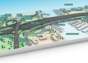 The proposal will be built to the latest seismic standards (image courtesy Interstate Bridge Replacement Program)
