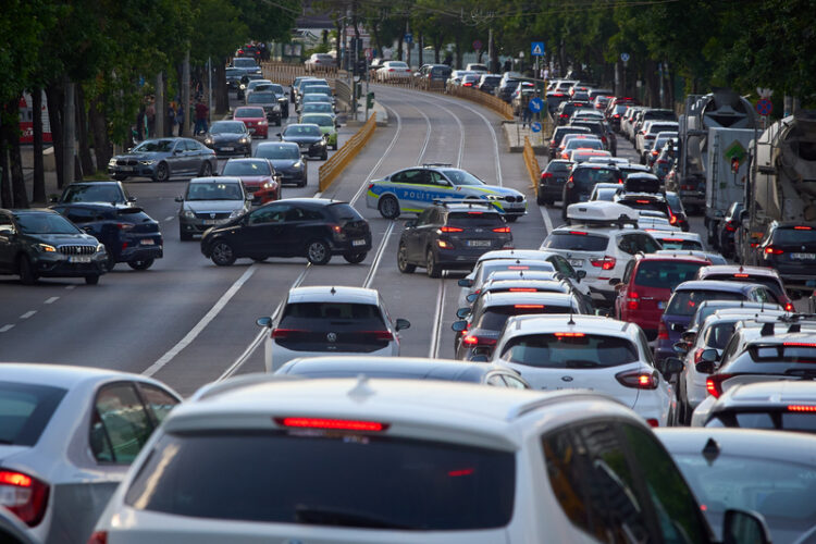 Romania’s capital Bucharest will benefit from reduce traffic congestion as road and highway works are carried out across the country – image courtesy of © LCVA| Dreamstime.com