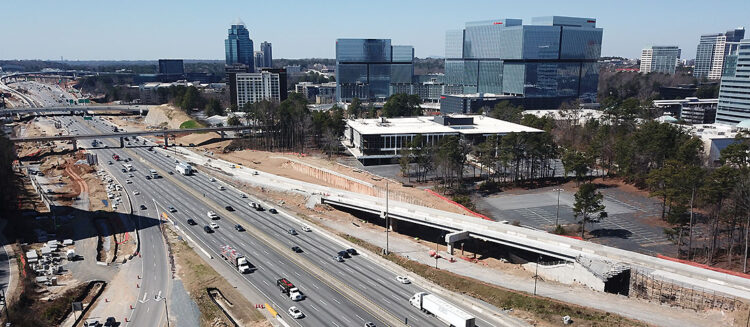 A major highway project for Atlanta, Geogia is close to completion – image courtesy of GDOT
