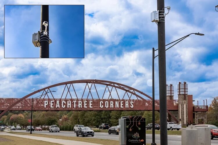 Opsys LiDAR installed at Peachtree Corners in the US (image courtesy of Opsys)