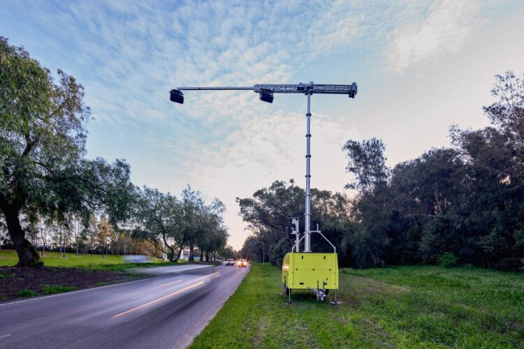 The Heads-Up solution – whether trailer-based or on existing infrastructure - captures high resolution, prosecutable evidence of individuals undertaking illegal driver behaviour, 24/7 in all weather conditions (image courtesy AECOM/Accusensus)