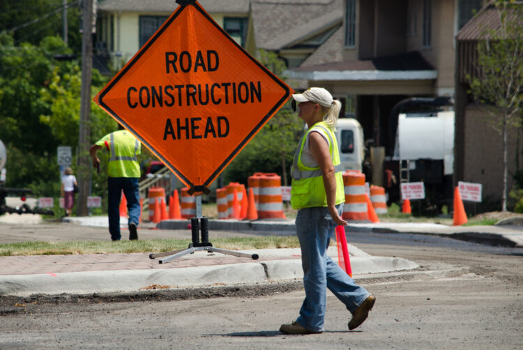 Unavoidable workzone activity needn’t create unavoidable workzone distruption for transit operators (image © Susan Sheldon/Dreamstime)