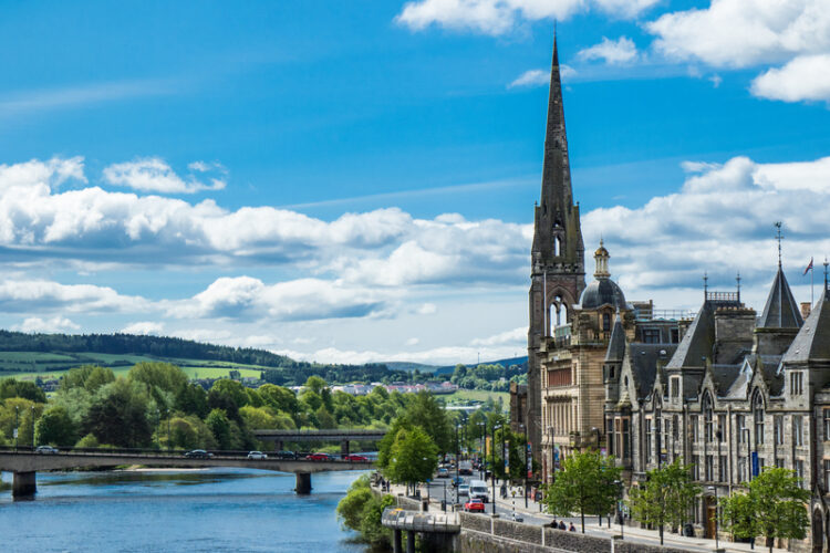 A new link road and bridge will improve transport connections for Perth in Scotland – image courtesy of © Mikael Males| Dreamstime.com