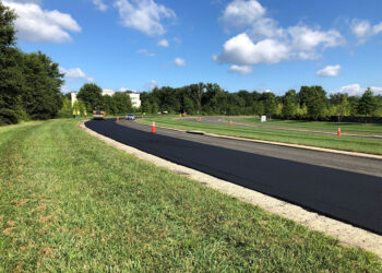 Sustainable roadway paved using a high-RAP mix dosed with ReLIXER rejuvenator
