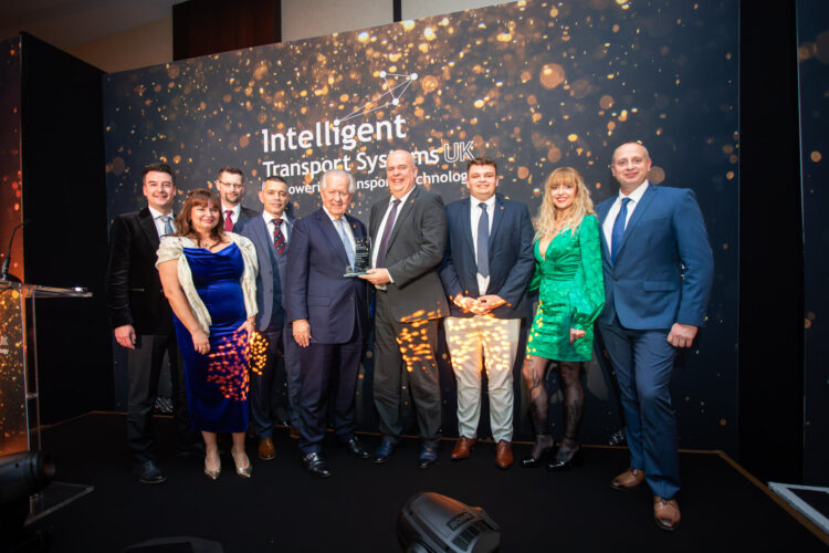 The Westcotec team received the award from ITS UK president Steve Norris