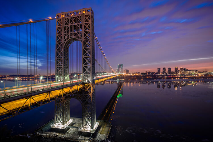 Rehabilitation work is underway for the George Washington bridge connecting New York and Jersey in the US – image courtesy of © Eduard4us| Dreamstime.com