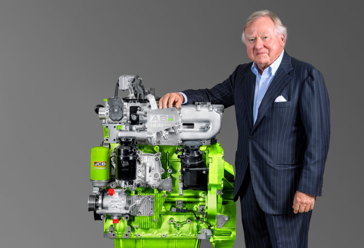 JCB has been awarded approval for its hydrogen engines to be used in construction machines