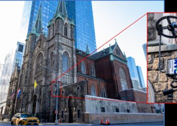 The second generation SoundVue system at work in New York City: it’s ANPR/LPR cameras read the offending vehicle's licence or registration plate and then all date is sent to the company's secure webserver for review and action as appropriate (image courtesy SoundVue/Intelligent Instruments)
