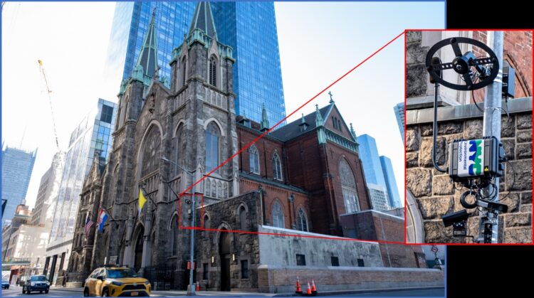 The second generation SoundVue system at work in New York City: it’s ANPR/LPR cameras read the offending vehicle's licence or registration plate and then all date is sent to the company's secure webserver for review and action as appropriate (image courtesy SoundVue/Intelligent Instruments)