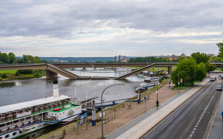 Germany needs many bridges to be replaced, with Dresden’s Carola Bridge having collapsed in 2024 – image courtesy of © Alexander Gixt| Dreamstime.com